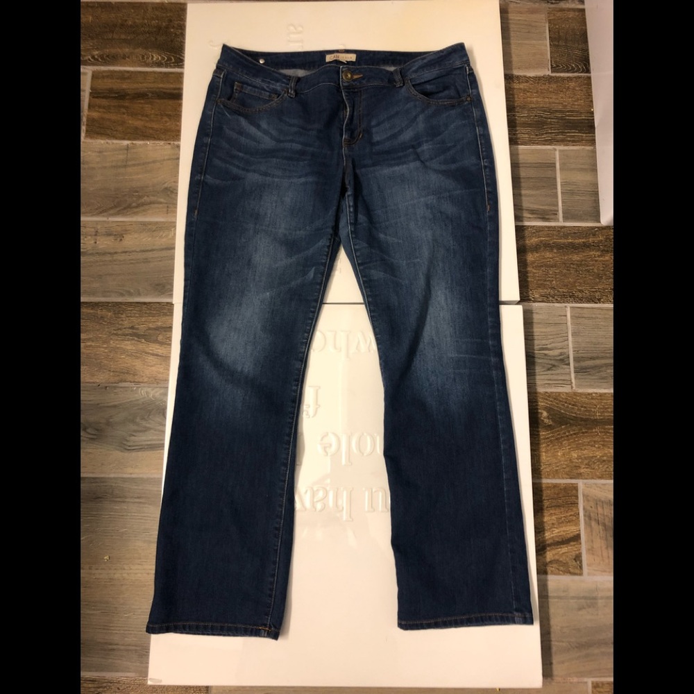 Cabi jeans medium wash true boyfriend  sz 14